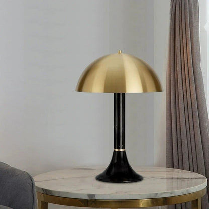 Modern Gold Dome Table Lamp