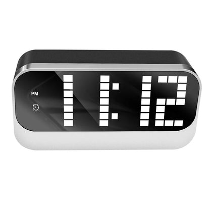 Rectangular LED Alarm Clock with Large Digital Display