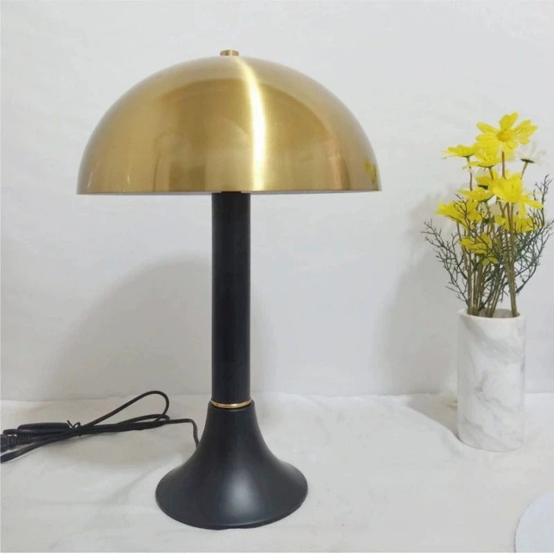 Modern Gold Dome Table Lamp