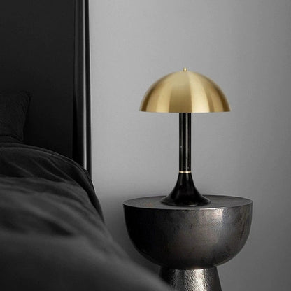 Modern Gold Dome Table Lamp