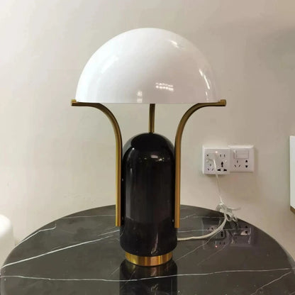 Modern Marble Base Dome Table Lamp