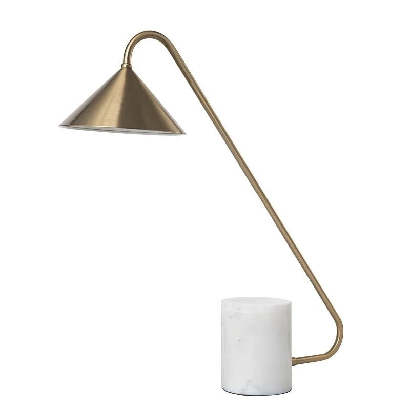 Modern Marble Base Cone Table Lamp